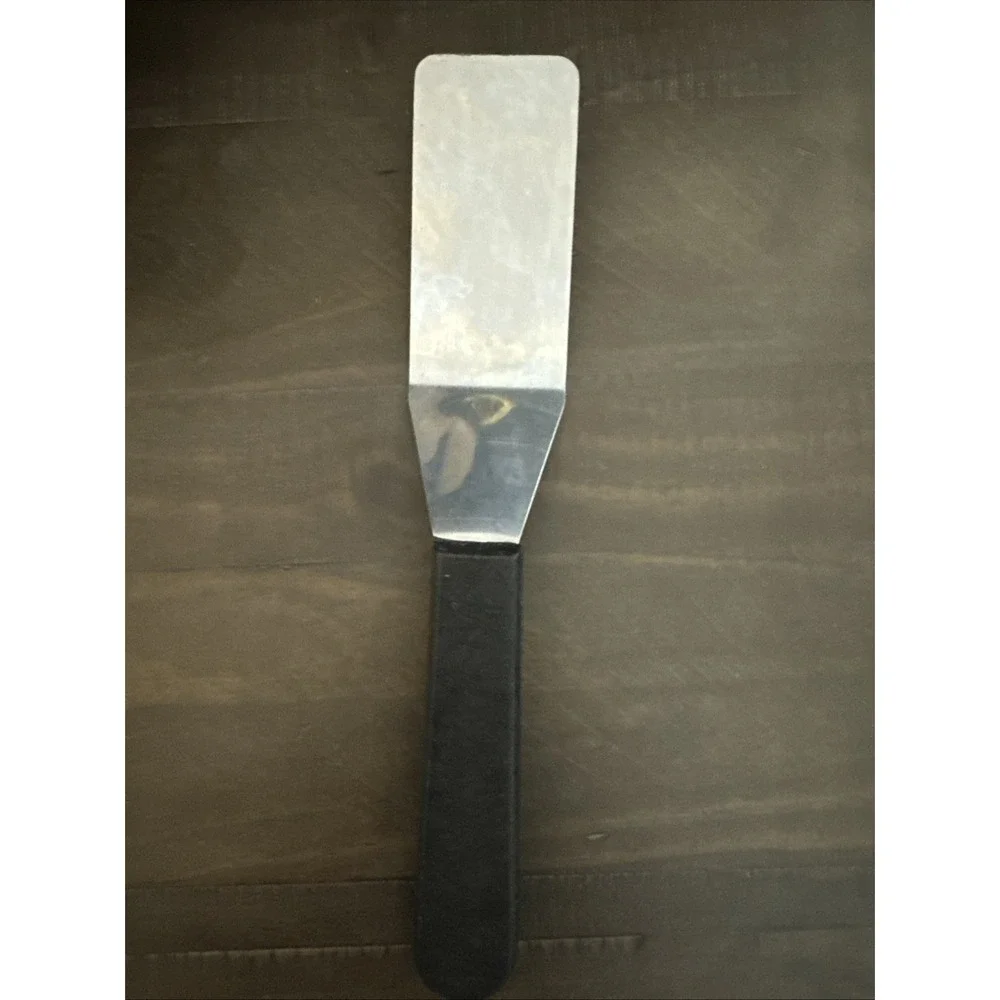 Vintage Warco Small Narrow Spatula Turner Lasagna Server Stainless Black Handle